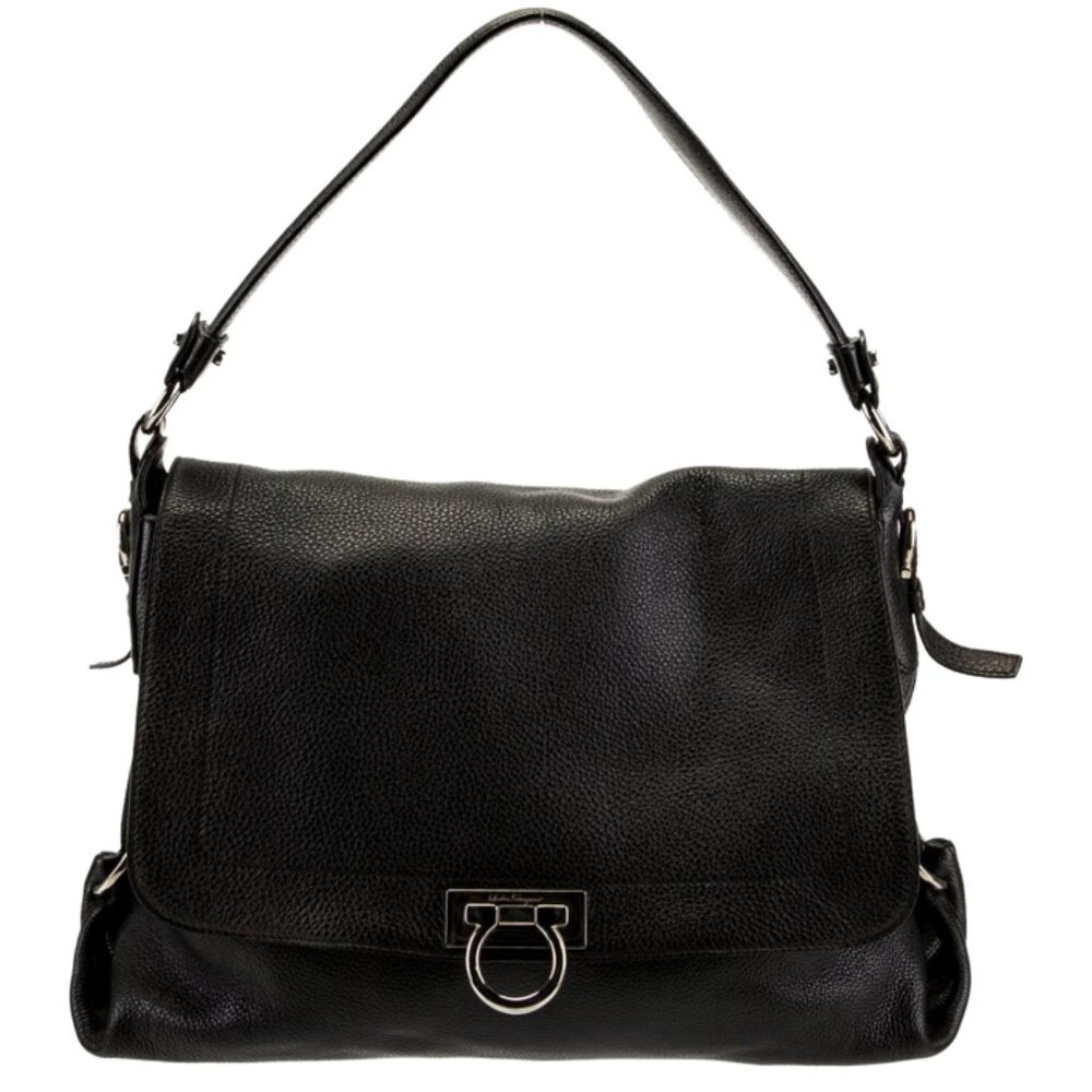 Salvatore Ferragamo Gancini Shoulder Bag in Pristine/Mint Condition